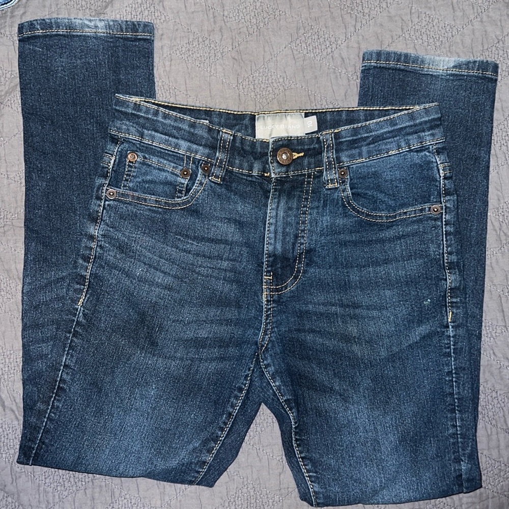 Boys lucky skinny jeans size 10
